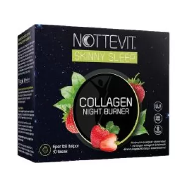 Nottevit skinny sleep collagen night burner eper ízű italpor 10 db