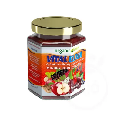 Organic force vital elixír gyümölcs-zöldség szuperkoncentrátum minden korosztálynak 210 g