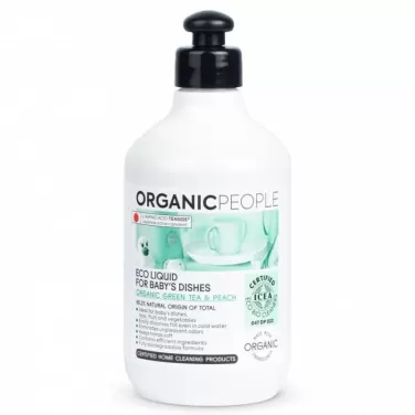 mosogatószer babaedényekhez bio zöld teával és barackkal 500 ml