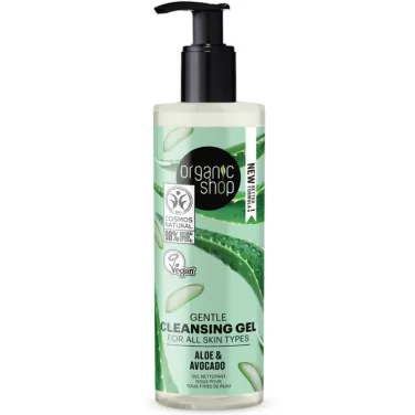 bio arctisztító gél gyengéd aloe verával és avokádóval 200 ml