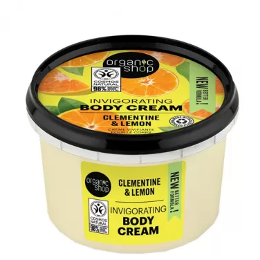 bio testápoló krém élénkítő mandarinnal és citrommal 250 ml