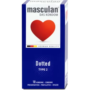 Óvszer masculan 2-es érdes 10 db