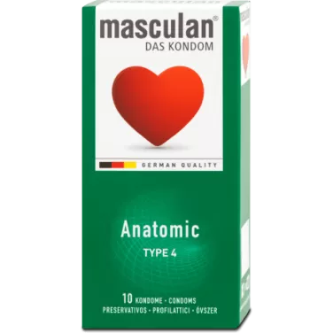 Óvszer masculan 4-es anatómiailag formált 10 db