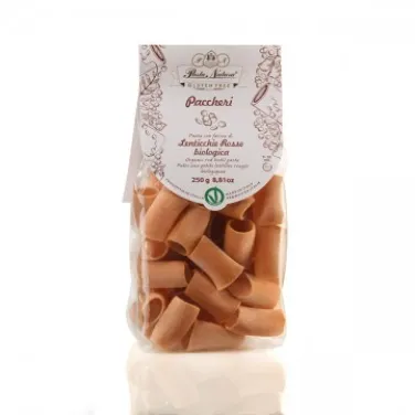 BIO Pasta Natura NAGY FORMÁK Lencse és teljes kiőrlésű rizs tészta 250g