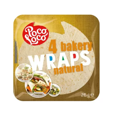lágy tortilla búzalisztből 245 g