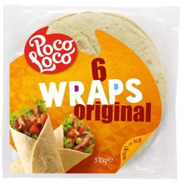 wraps lágy tortilla 370 g