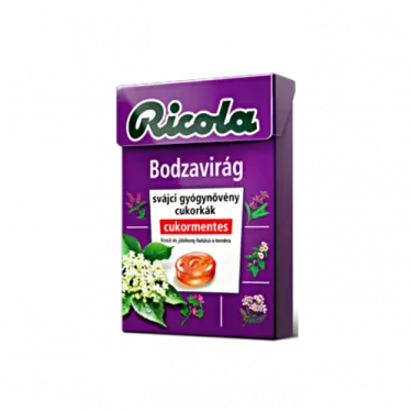 Ricola cukorka bodzavirág 40 g