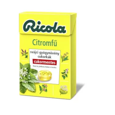 Ricola cukorka citromfű 40 g
