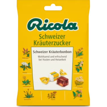 Ricola cukorka original herbs zacskós 75 g