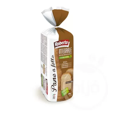 Roberto teljes kiőrlésű szeletelt kenyér 400 g
