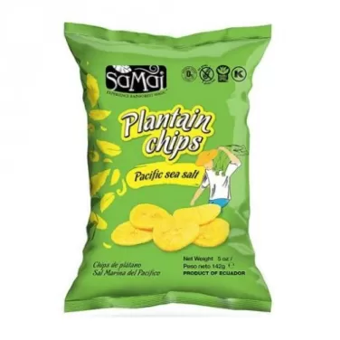 plantain főzőbanán chips tengeri sós nagy kiszerelés 142 g