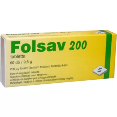 Folsav tabletta 60 db