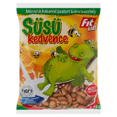 Süsü mézzel és kakaóval ízesített kukoricapehely 225 g