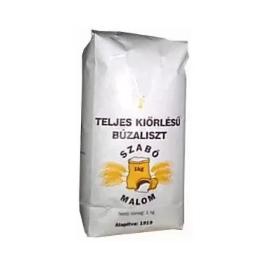 teljes kiőrlésű búzaliszt 1000 g