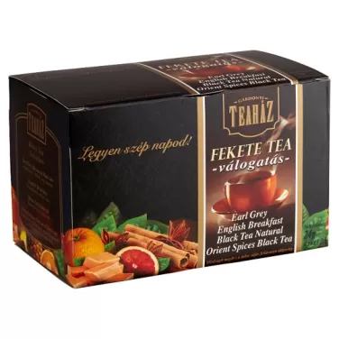Teaház fekete tea válogatás 20x1.2g 24 g