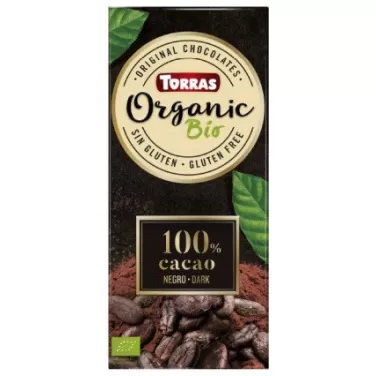 Bio 100% kakaótartalmú étcsokoládé 100 g