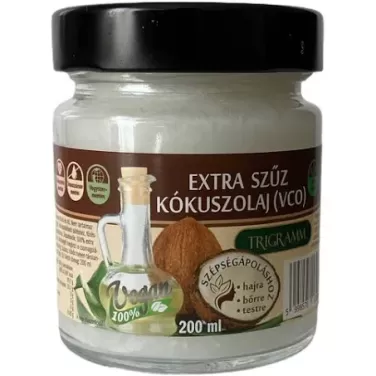 extra szűz kókuszolaj vco 200 ml