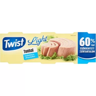 tonhaltörzs light növényi olajban 3x60g 180 g