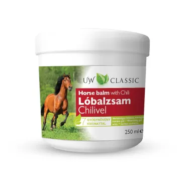 classic lóbalzsam chilivel+7 gyógynövény tubusos 250 ml