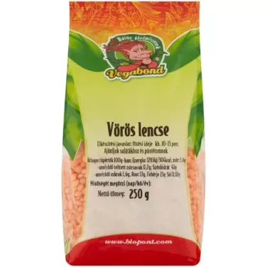 vöröslencse 250 g