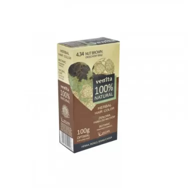 100% natural gyógynövényes hajfesték 4.34 gesztenye barna 100 g