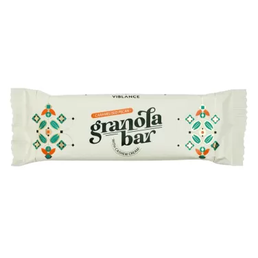 gluténmentes granola szelet karamellizált pekándió 55 g