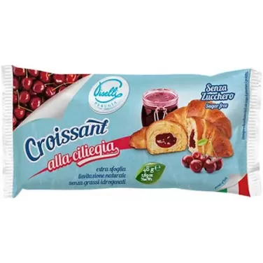 Visellio croissant cseresznyés hozzáadott cukor nélkül, édesítőszerekkel 48 g
