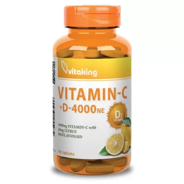 Vitaminc-1000 + d-4000ne tabletta 90 db