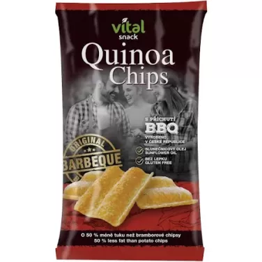 Vital Snack quinoa chips bbq ízű 60 g