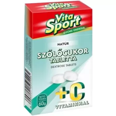 Vitasport szőlőcukor natúr dobozos 60 g
