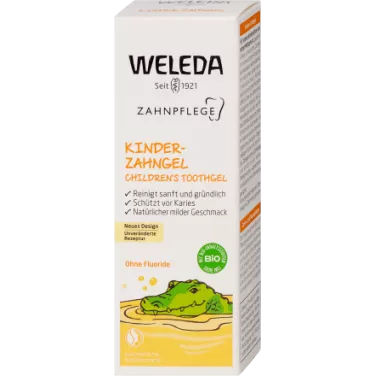 zselés fluoridmentes gyermek fogkrém 50 ml