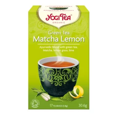 Bio tea zöld matcha-citrom 17x1,8g 30 g